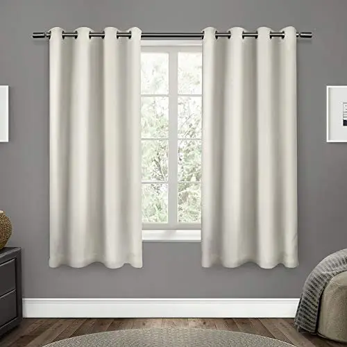 Transitional Grommet Room Darkening, Blackout Curtains, 52" x 63" (2 Panels)
Transitional Grommet Room Darkening, Blackout Curtains, 52" x 63" (2 Panels)