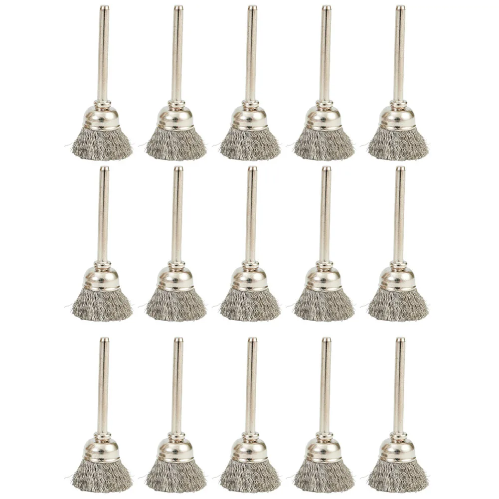 Abrasive Tool Wire Brush Rotary Tool Silver Stainless Steel Stripping Residue Wire Brushes 3.0mm Shank Abrasive Tool
Abrasive Tool Wire Brush Rotary Tool Silver Stainless Steel Stripping Residue Wire Brushes 3.0mm Shank Abrasive Tool