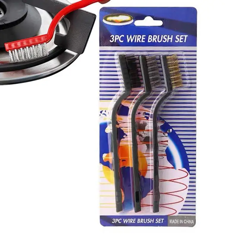 Wire Brush Set Sturdy Kitchen Strong Decontamination Wire Brush Copper Brush Cooktop Cleaning Brush For Cleaning Paint Dirt
Wire Brush Set Sturdy Kitchen Strong Decontamination Wire Brush Copper Brush Cooktop Cleaning Brush For Cleaning Paint Dirt