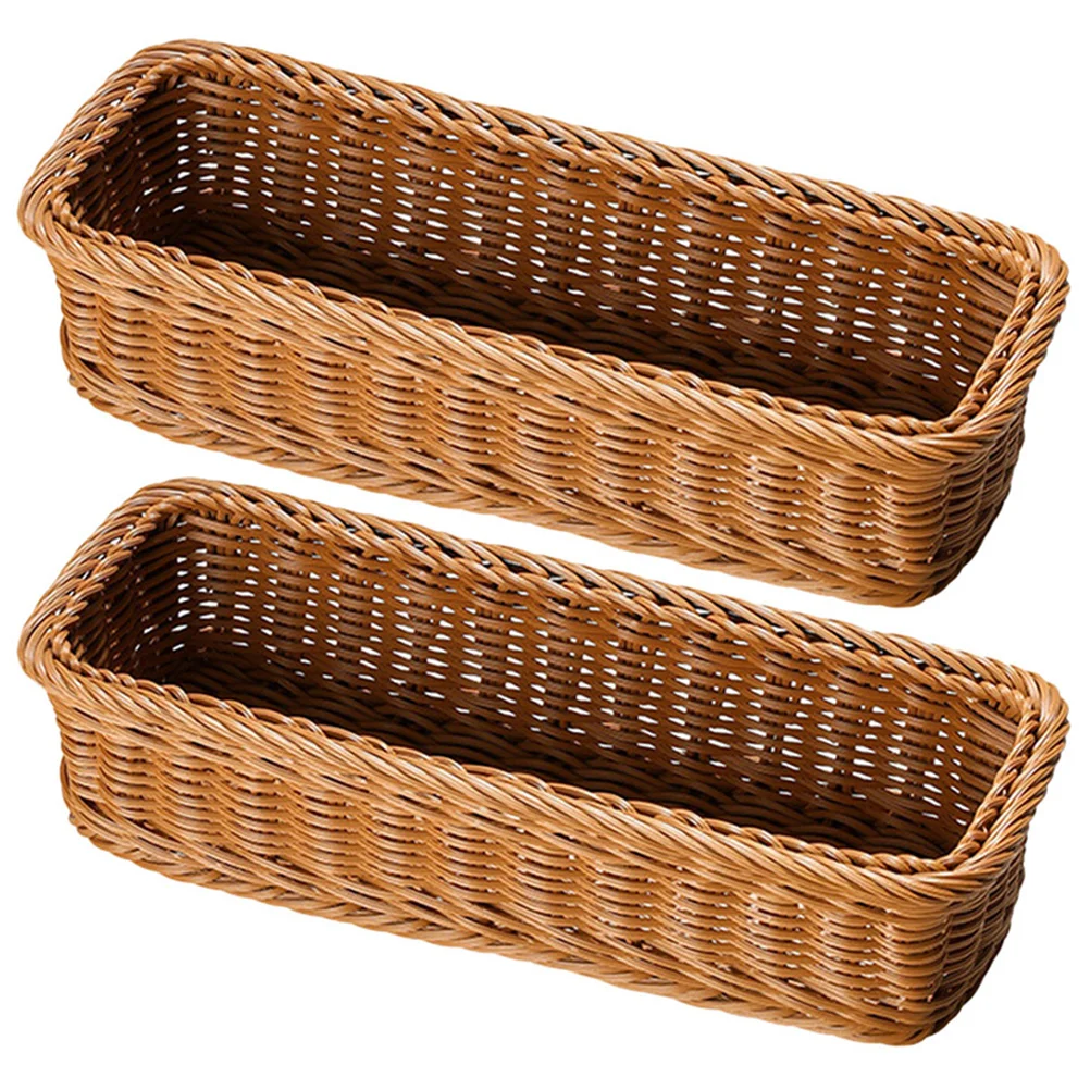 2 Pcs Storage Basket Cutlery Multi-function Desk Bathroom Organizer Countertop Office Supply
2 Pcs Storage Basket Cutlery Multi-function Desk Bathroom Organizer Countertop Office Supply