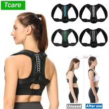 Tcare Back Posture Corrector Corset Adjustable Unisex Back Brace Support Clavicle Spine Back Shoulder Lumbar Posture Correction