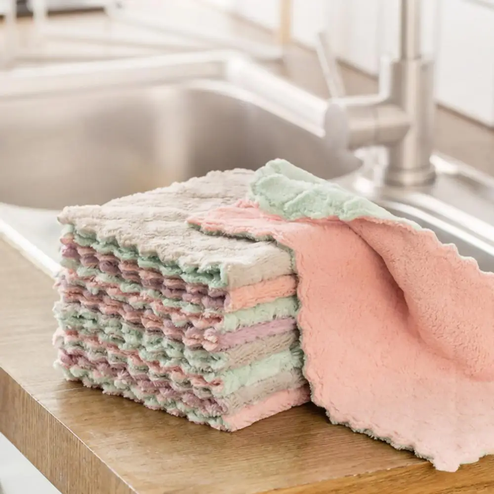 Household Microfiber Coral Velvet Rag Dish Towel Non-stick Oil Dish Cloth Kitchen Accessories Tools Absorbent Fish Scale Cloth
Household Microfiber Coral Velvet Rag Dish Towel Non-stick Oil Dish Cloth Kitchen Accessories Tools Absorbent Fish Scale Cloth