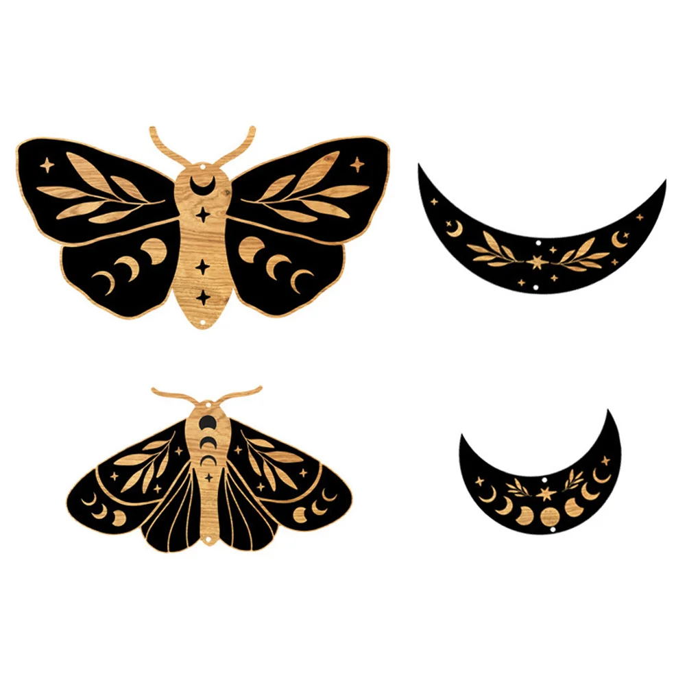 Hanging Craft Decoration Wooden Wall Moth Moon Plaque Wooddecorative Decor Pendant Phase
Hanging Craft Decoration Wooden Wall Moth Moon Plaque Wooddecorative Decor Pendant Phase