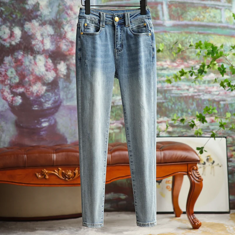 High Waist Straight WashedSkinny Jeans for Womens Summer Retro Elegant Office Work Lady Trousers Casual 2023 Aesthetic Clothing
High Waist Straight WashedSkinny Jeans for Womens Summer Retro Elegant Office Work Lady Trousers Casual 2023 Aesthetic Clothing