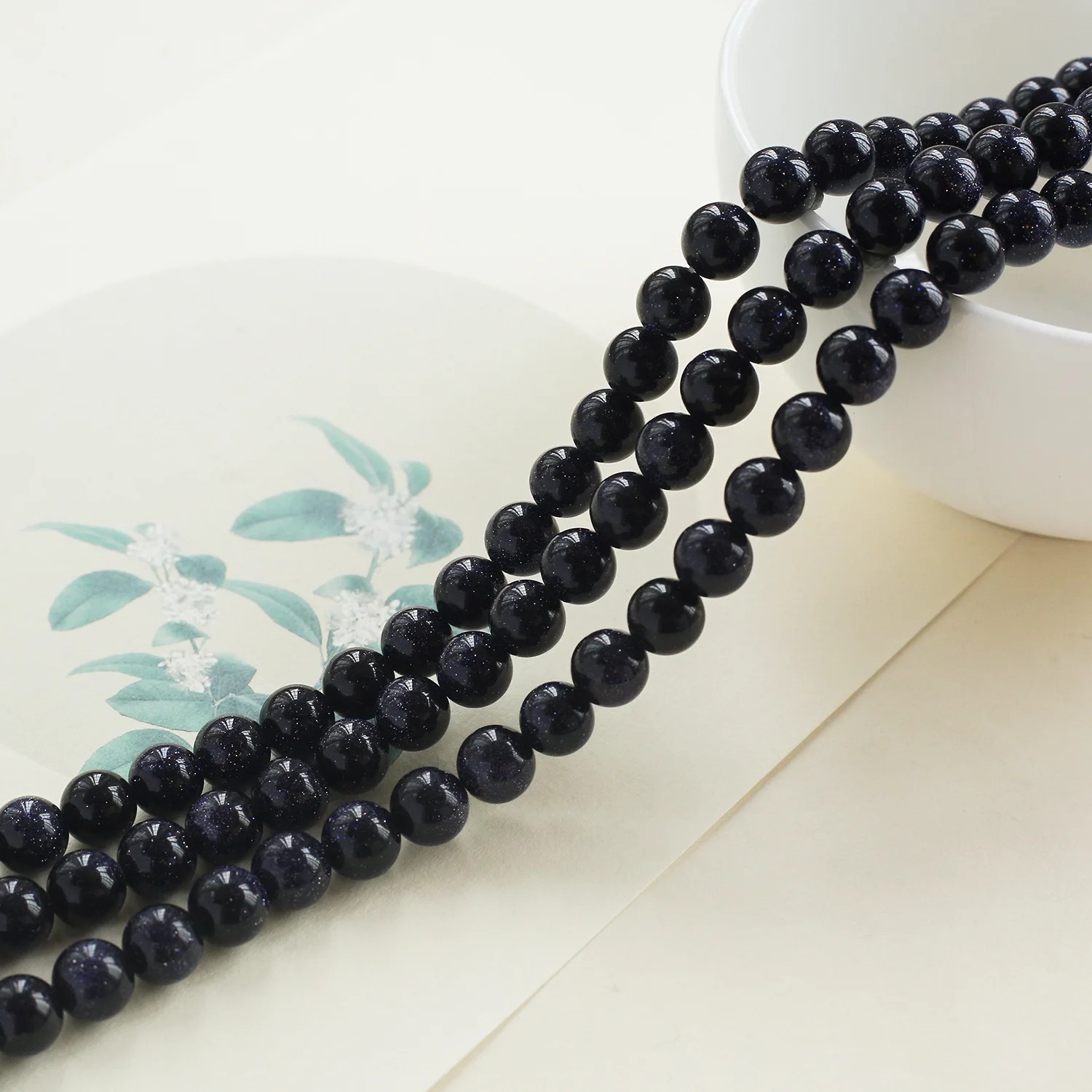 Icnay NAtural 4-14mm blue aventurine round 38cm beads for jewelry making whlesale
Icnay NAtural 4-14mm blue aventurine round 38cm beads for jewelry making whlesale