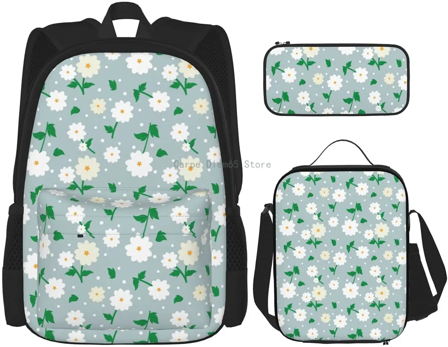 Sweet Flowers Printing School Backpack Bookbags Set Clutch Purse(School Bag + Pencil Case + Lunch Bag Combination)
Sweet Flowers Printing School Backpack Bookbags Set Clutch Purse(School Bag + Pencil Case + Lunch Bag Combination)