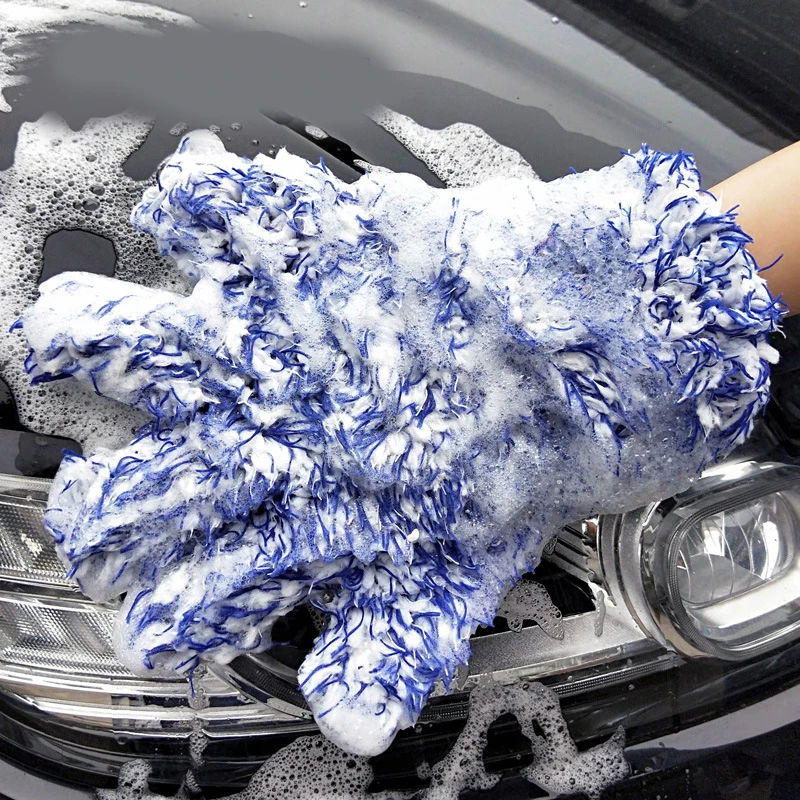Glove Premium Car Cleaning Glove High Density Microfiber Car Wash Cleaner Mitt Maximum Absorbancy Glove Car Care 30x27.5cm
Glove Premium Car Cleaning Glove High Density Microfiber Car Wash Cleaner Mitt Maximum Absorbancy Glove Car Care 30x27.5cm