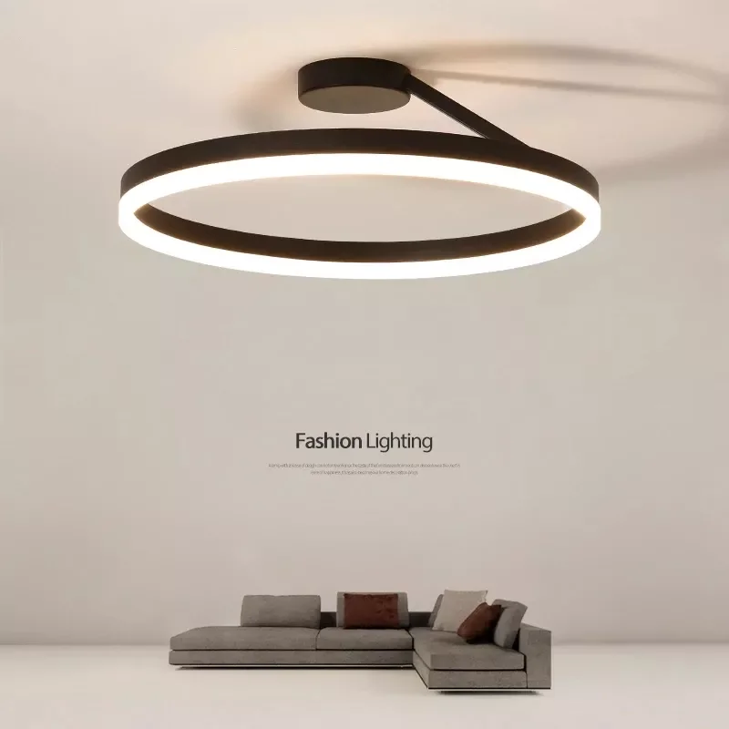 Modern LED Restaurant Ceiling Light Nordic Designer Simple Single Circle White/Black Ceiling Lamp Bedroom Kitchen Home Lighting
Modern LED Restaurant Ceiling Light Nordic Designer Simple Single Circle White/Black Ceiling Lamp Bedroom Kitchen Home Lighting
