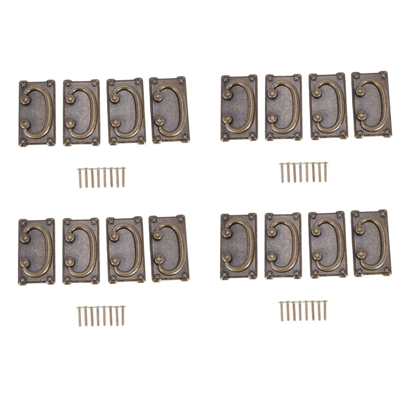 16Pcs Vintage Antique Bronze Drawer Ring Pull Handles, Cabinet Door Furniture Handle Decoration
16Pcs Vintage Antique Bronze Drawer Ring Pull Handles, Cabinet Door Furniture Handle Decoration