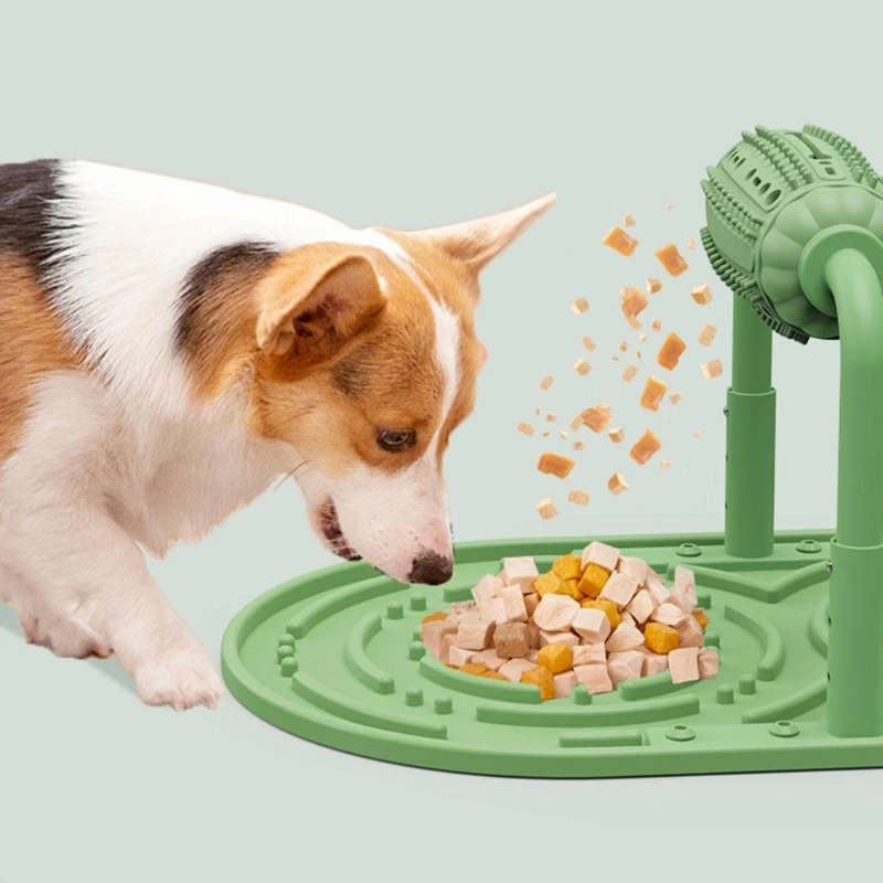 IQ Treat Dog Toy Slow Feeder Mat Puppy Interactive Puzzle Toy Reducing Boredom Food Dispenser for Funny Feeding
IQ Treat Dog Toy Slow Feeder Mat Puppy Interactive Puzzle Toy Reducing Boredom Food Dispenser for Funny Feeding