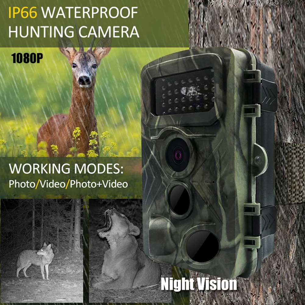 36MP 1080P Trail Camera с ночным видением активируемым движением 0,2 S время срабатывания водонепроницаемая уличная камера для охоты на дикую природу
36MP 1080P Trail Camera с ночным видением активируемым движением 0,2 S время срабатывания водонепроницаемая уличная камера для охоты на дикую природу