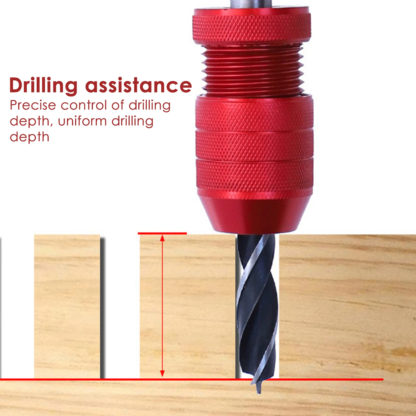 Adjustable Drill Stop Consistent Drilling Drill Stop Collar Limit Rings Locator Depth Stopper For Drilling 8-12.7mm Drill Bit
Adjustable Drill Stop Consistent Drilling Drill Stop Collar Limit Rings Locator Depth Stopper For Drilling 8-12.7mm Drill Bit