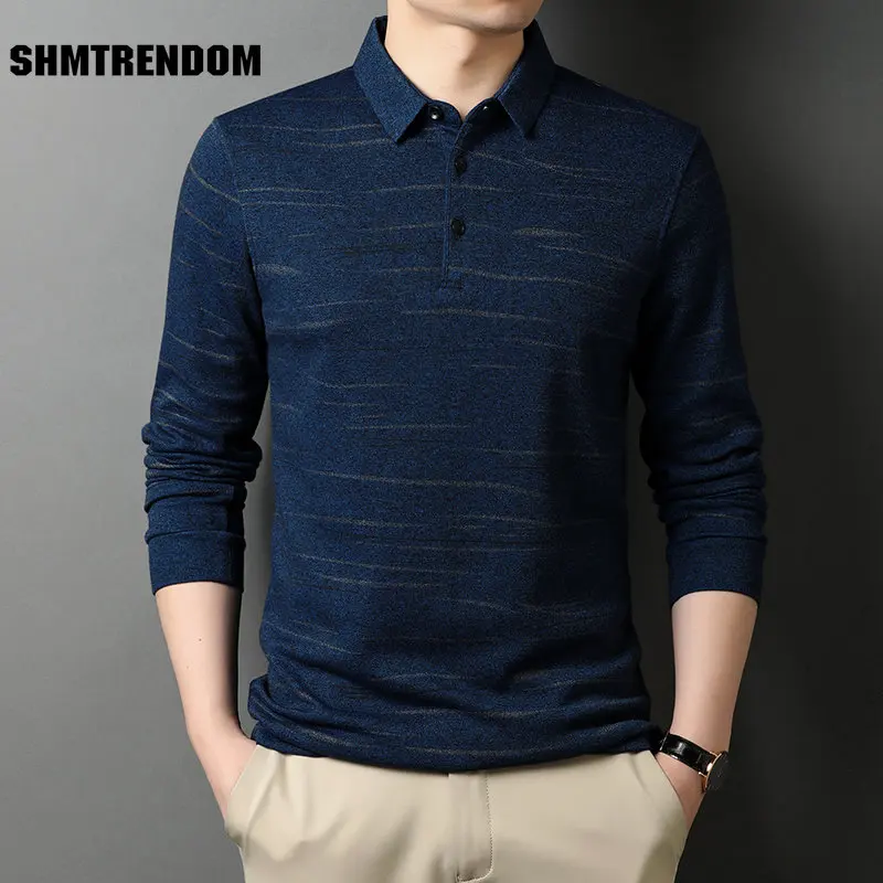 SHMTRENDOM Cotton Men's Polo Shirts Spring Autumn Long Sleeve Business Casual Male Polo Shirts High Quality Simple Man Tees 3XL
SHMTRENDOM Cotton Men's Polo Shirts Spring Autumn Long Sleeve Business Casual Male Polo Shirts High Quality Simple Man Tees 3XL