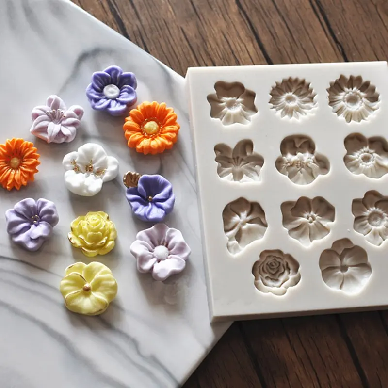 Cartoon Flower Silicone Fondant Cake Mold Cupcake Jelly Candy Chocolate Decor For Baking Tool Moulds DIY Cake Accessories Molds
Cartoon Flower Silicone Fondant Cake Mold Cupcake Jelly Candy Chocolate Decor For Baking Tool Moulds DIY Cake Accessories Molds