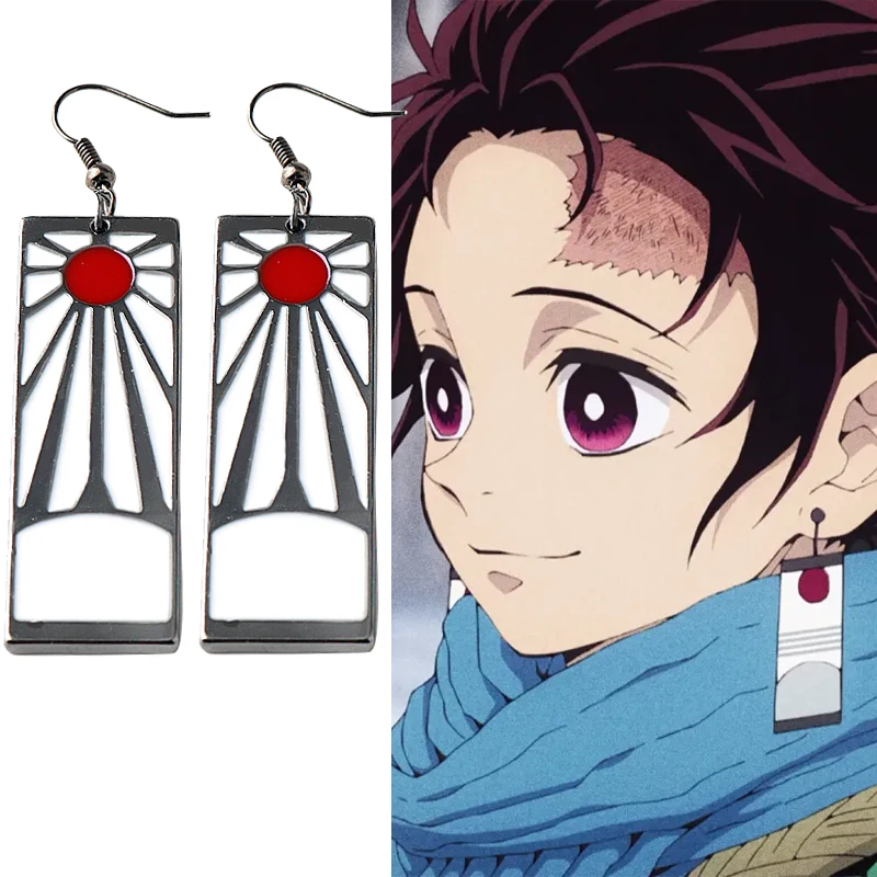 Anime Demon Slayer Earrings Kimetsu no Yaiba Blade of Ghost Zinc Alloy Pendant Earrings For Women And Men Cosplay Accessories
Anime Demon Slayer Earrings Kimetsu no Yaiba Blade of Ghost Zinc Alloy Pendant Earrings For Women And Men Cosplay Accessories