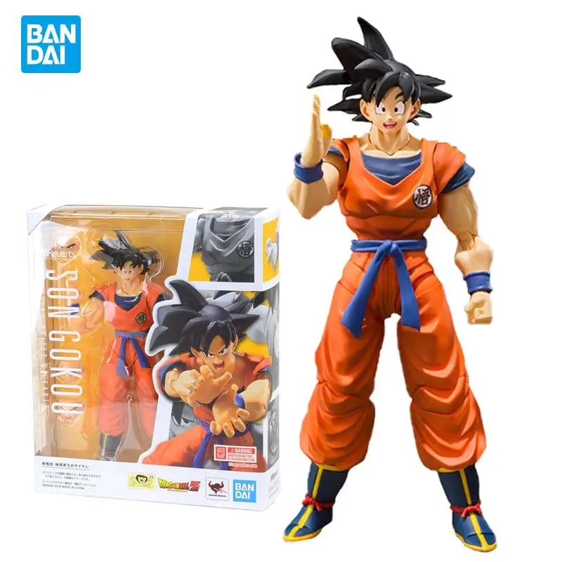 Фигурка Bandai Shf Dragon Ball Z из аниме, оригинальная экшн-фигурка Гоку из черных волос, Коллекционная модель игрушки для детей, 15 см
Фигурка Bandai Shf Dragon Ball Z из аниме, оригинальная экшн-фигурка Гоку из черных волос, Коллекционная модель игрушки для детей, 15 см