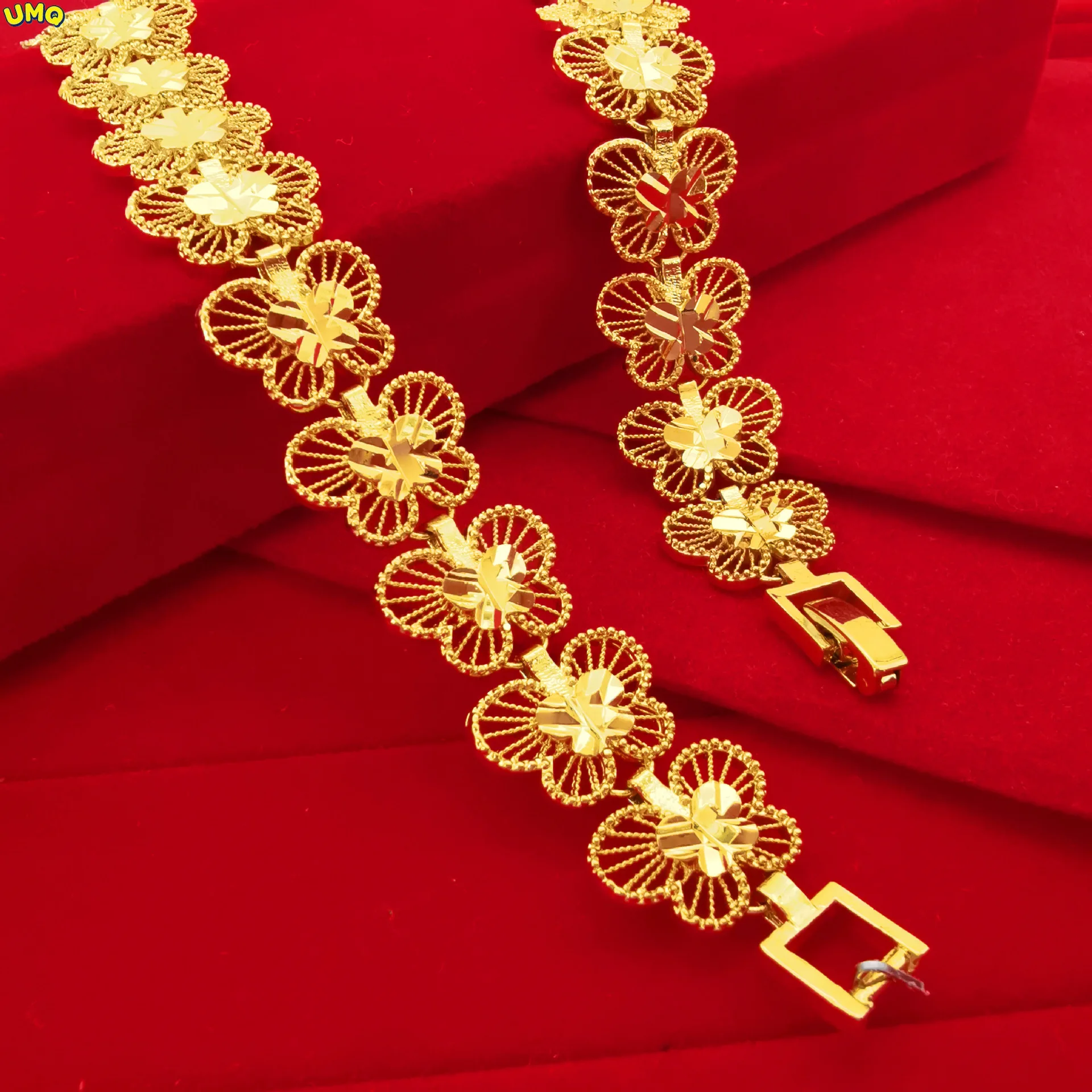 New 2021 Pretty Hollow Butterfly Bracelet 7.48" Yellow Gold Filled Charm Woman Bracelet Bohemian Jewelry
New 2021 Pretty Hollow Butterfly Bracelet 7.48" Yellow Gold Filled Charm Woman Bracelet Bohemian Jewelry