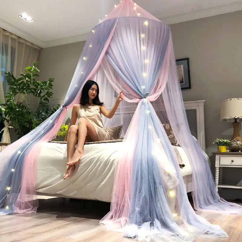 Three-Door Summer Hung Dome Mosquito Net Lace Edge Decor Mosquito Net Large Space Bed Tent Canopy 2 Styles Home Mosquito Net
Three-Door Summer Hung Dome Mosquito Net Lace Edge Decor Mosquito Net Large Space Bed Tent Canopy 2 Styles Home Mosquito Net