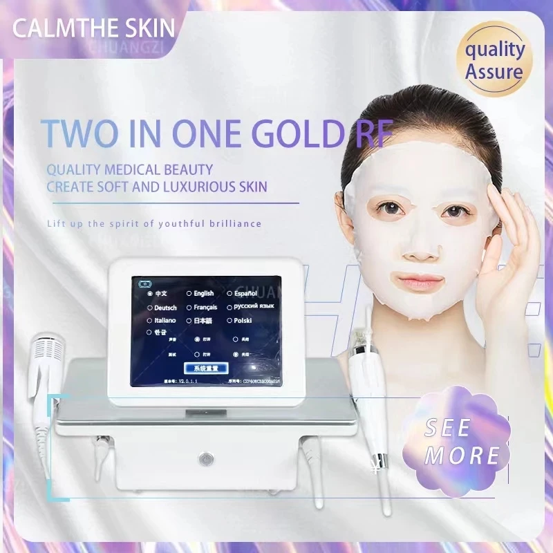 2in1 Microneedle Fractional Cold Hammer Stretch Mark Scar Acne Remove Face Lifting Body Tighten Machine
2in1 Microneedle Fractional Cold Hammer Stretch Mark Scar Acne Remove Face Lifting Body Tighten Machine