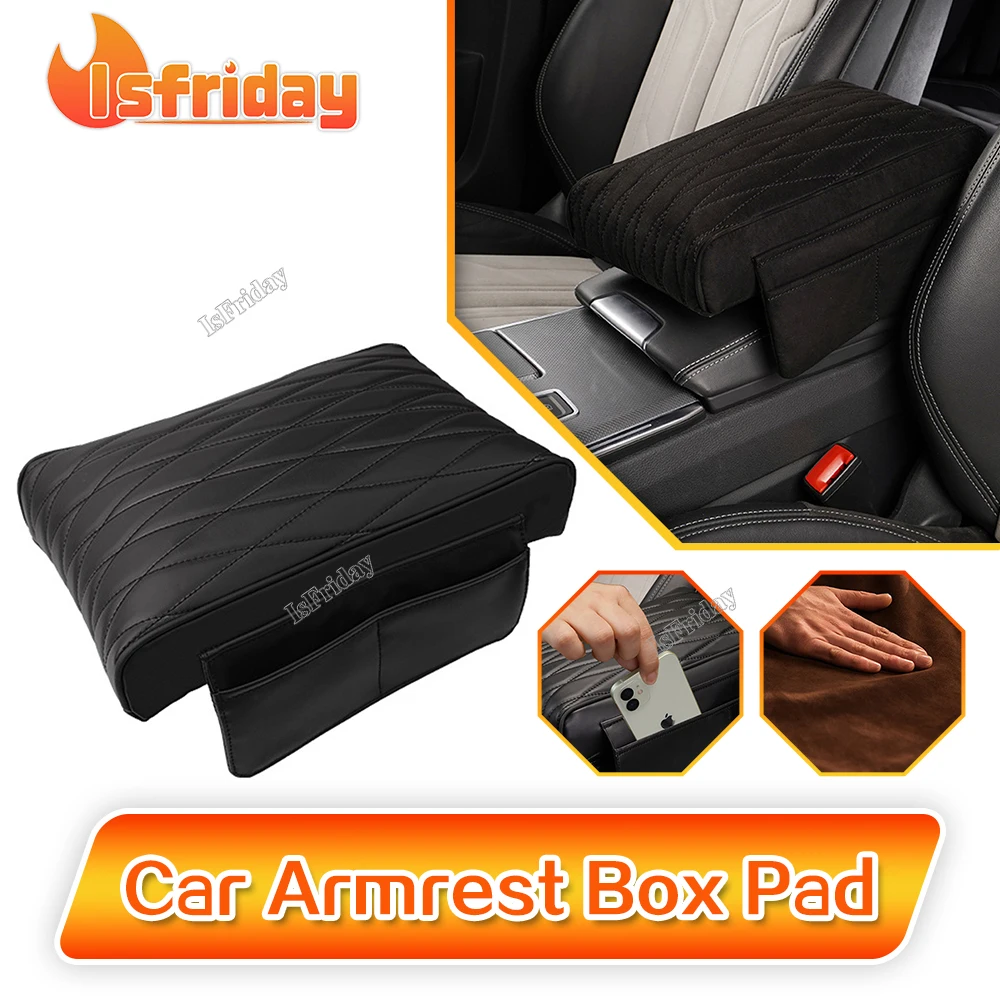 Car Armrest Pad Suede Soft Center Console Armrest Cushion with 4 Storage Pockets Center Console Arm Rest Protection Cushion
Car Armrest Pad Suede Soft Center Console Armrest Cushion with 4 Storage Pockets Center Console Arm Rest Protection Cushion