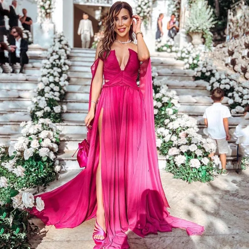 Off Shoulder Fuchsia Chiffon Long Wedding Party Dress With Slit Layered Elegant Formale Dresses For Women Elegant Ever Pretty
Off Shoulder Fuchsia Chiffon Long Wedding Party Dress With Slit Layered Elegant Formale Dresses For Women Elegant Ever Pretty