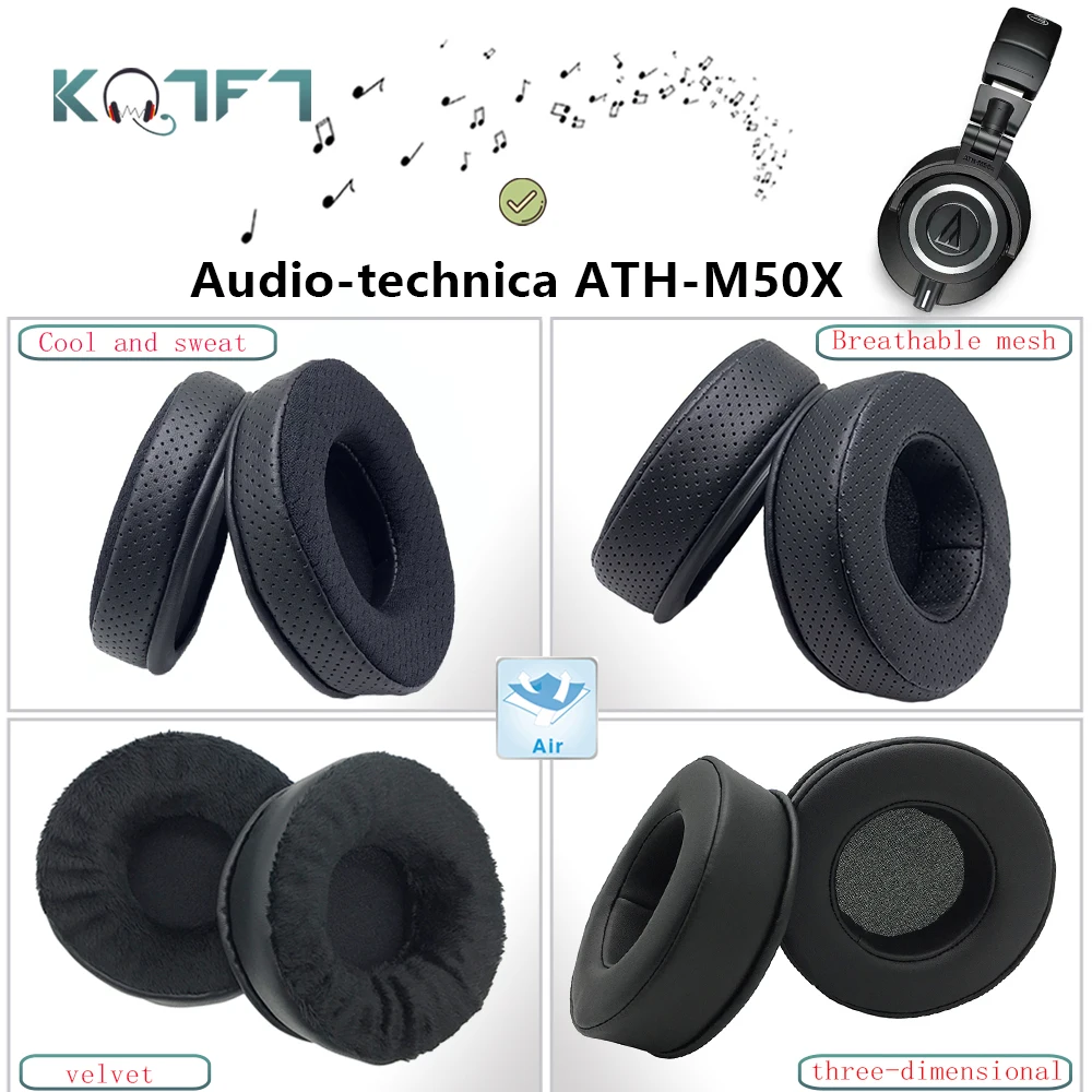 KQTFT Velvet Breathable Sweat Replacement EarPads for Audio-technica ATH-M50X Headphones Parts Earmuff Cover Cushion Cups
KQTFT Velvet Breathable Sweat Replacement EarPads for Audio-technica ATH-M50X Headphones Parts Earmuff Cover Cushion Cups