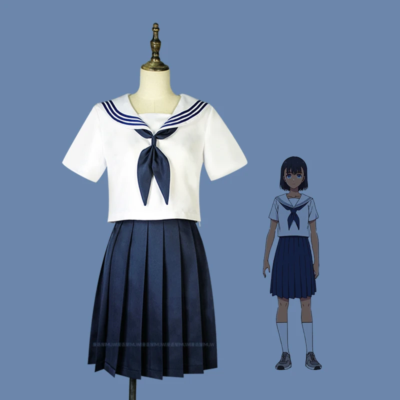 COSLEE Summer Time Rendering Kofune Mio Cosplay Costume Sailor Suit JK Dress Uniform Halloween Carnival Party Outfit Clothing 
COSLEE Summer Time Rendering Kofune Mio Cosplay Costume Sailor Suit JK Dress Uniform Halloween Carnival Party Outfit Clothing