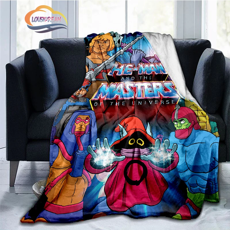 Cartoon Masters of The Universe Fashion Cashmere Blanket 3D Printed He-Man Flannel Blanket Plush Soft Comfortable Home Blanket
Cartoon Masters of The Universe Fashion Cashmere Blanket 3D Printed He-Man Flannel Blanket Plush Soft Comfortable Home Blanket