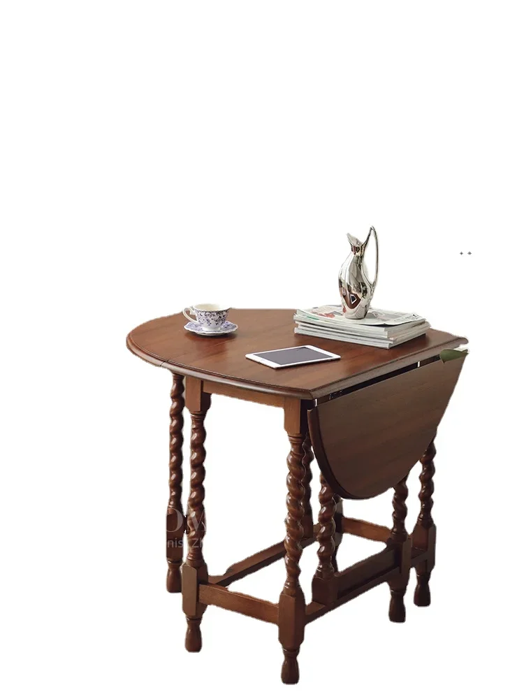 Xl Folding Solid Wood Dining Table Mid-Ancient Oval Table French Carved Furniture Coffee Shop
Xl Folding Solid Wood Dining Table Mid-Ancient Oval Table French Carved Furniture Coffee Shop