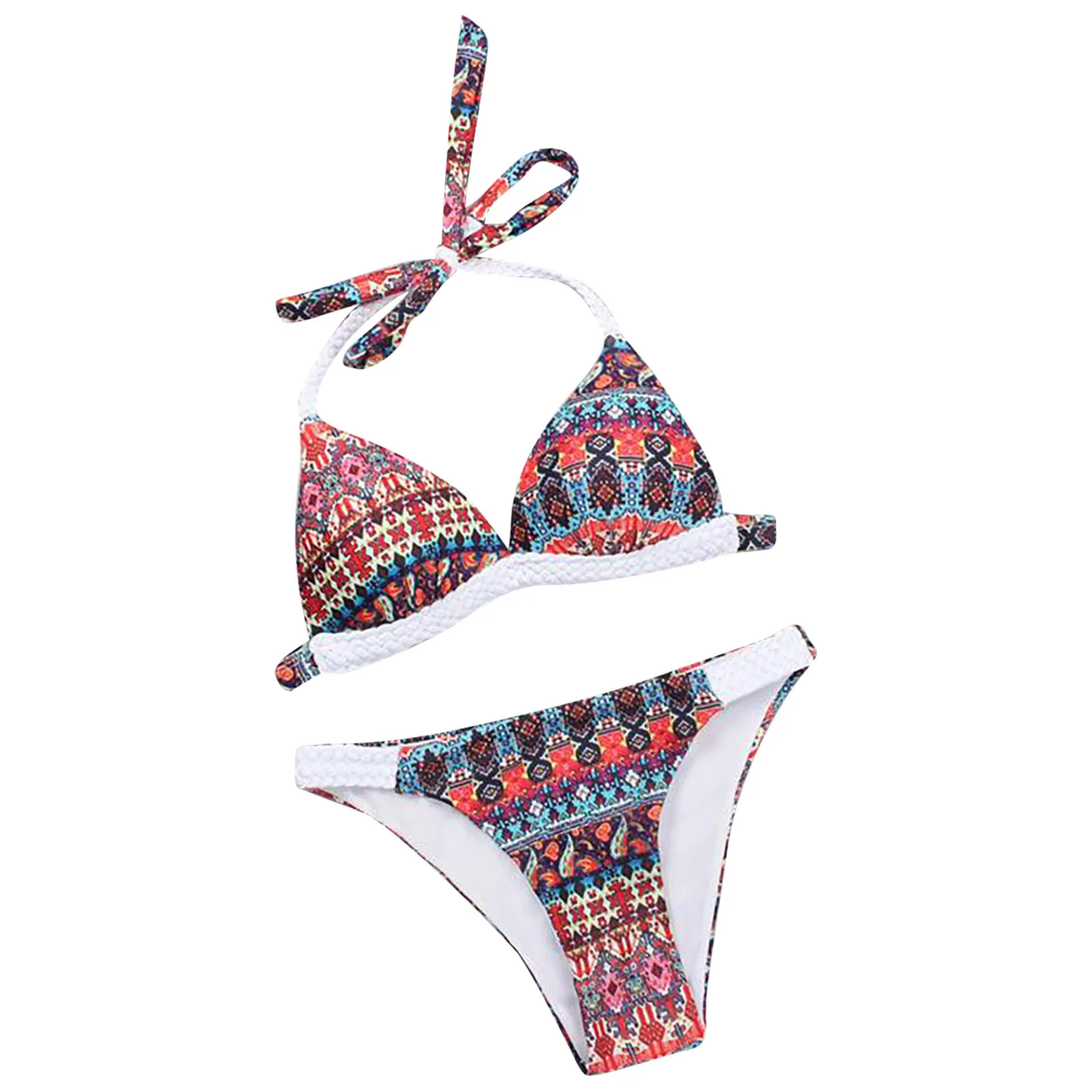 Summer Bikini Set Split Beachwear Swimsuit Swimwear Printing Ladies Women's Swimwears Tankinis Set
Summer Bikini Set Split Beachwear Swimsuit Swimwear Printing Ladies Women's Swimwears Tankinis Set