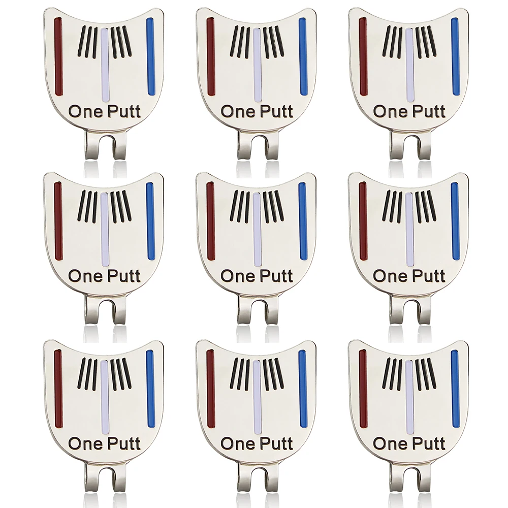 1 PCS One Putt Golf Ball Marker with Magnetic Hat Clip Putting Alignment Aiming Tool Free Shipping new ball mark wholesale drop
1 PCS One Putt Golf Ball Marker with Magnetic Hat Clip Putting Alignment Aiming Tool Free Shipping new ball mark wholesale drop