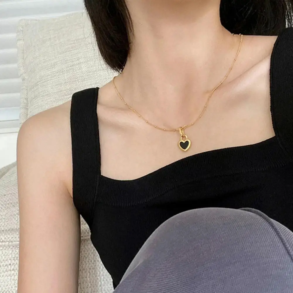 Trendy Women Necklace Simple Durable Lovely Heart Clavicle Chain Ladies Necklace Clavicle Chain
Trendy Women Necklace Simple Durable Lovely Heart Clavicle Chain Ladies Necklace Clavicle Chain