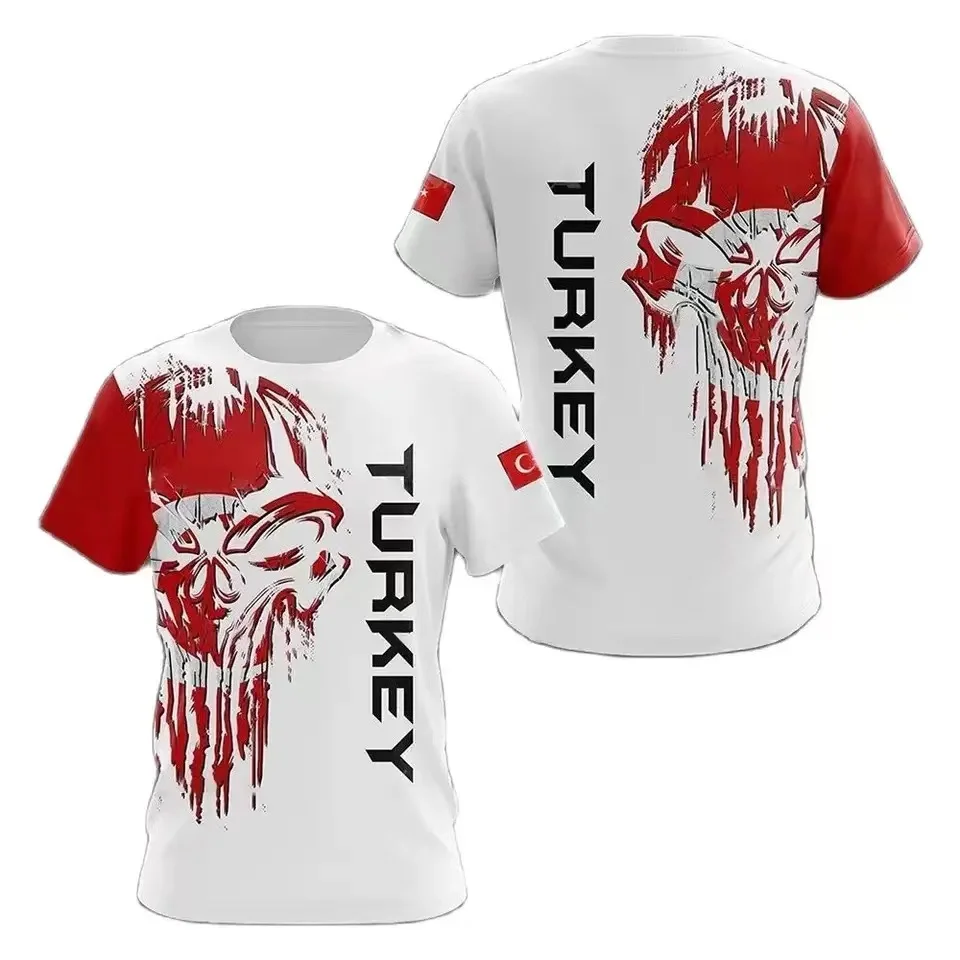 2023Turkish Men's T-Shirts Fashion Short Sleeve Tops Turkish Flag Print Shirts Summer Round Neck Oversized Men's Clothing Camisa
2023Turkish Men's T-Shirts Fashion Short Sleeve Tops Turkish Flag Print Shirts Summer Round Neck Oversized Men's Clothing Camisa