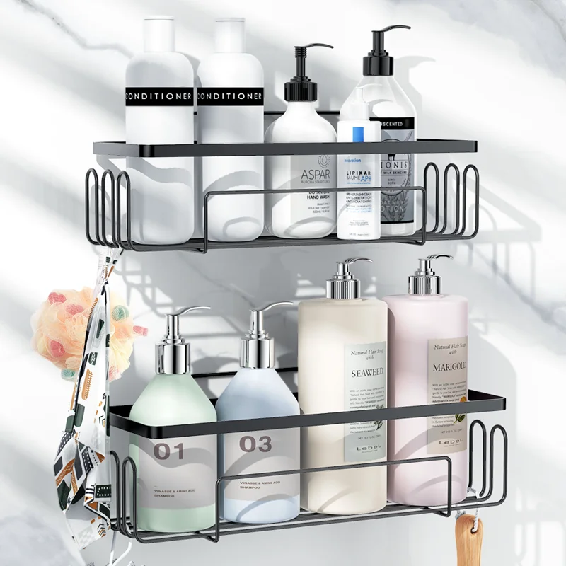 Bathroom Shelf Organizer, Shower Shelves Stainless Steel Self Adhesive Shower Caddy, Rustproof Wall Mount Bathroom Rack Storage 
Bathroom Shelf Organizer, Shower Shelves Stainless Steel Self Adhesive Shower Caddy, Rustproof Wall Mount Bathroom Rack Storage