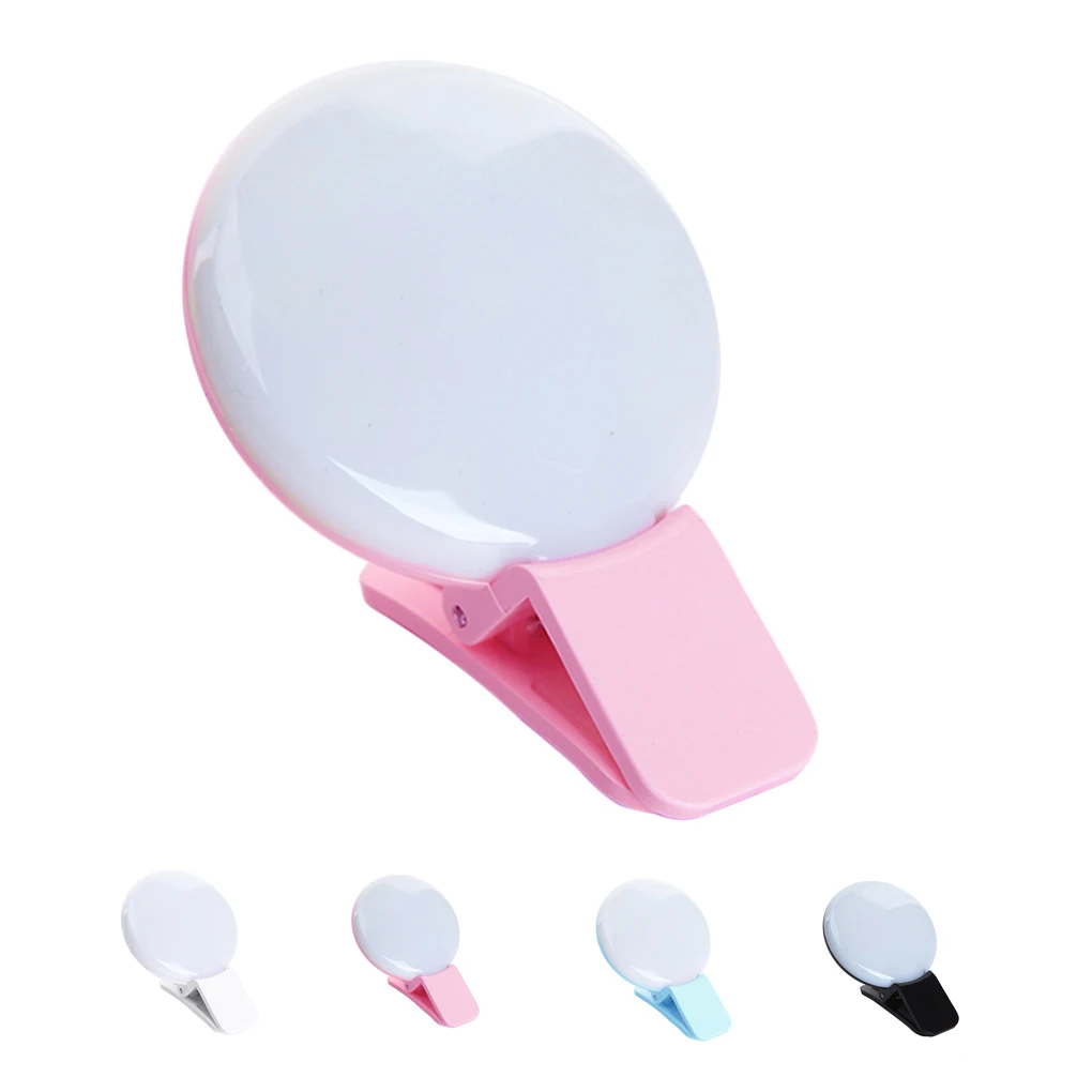 Mobile Phone LED Flash Light Beauty Fill Lamp 3 Block Enhancing Modes Selfie Ring Light,Pink
Mobile Phone LED Flash Light Beauty Fill Lamp 3 Block Enhancing Modes Selfie Ring Light,Pink
