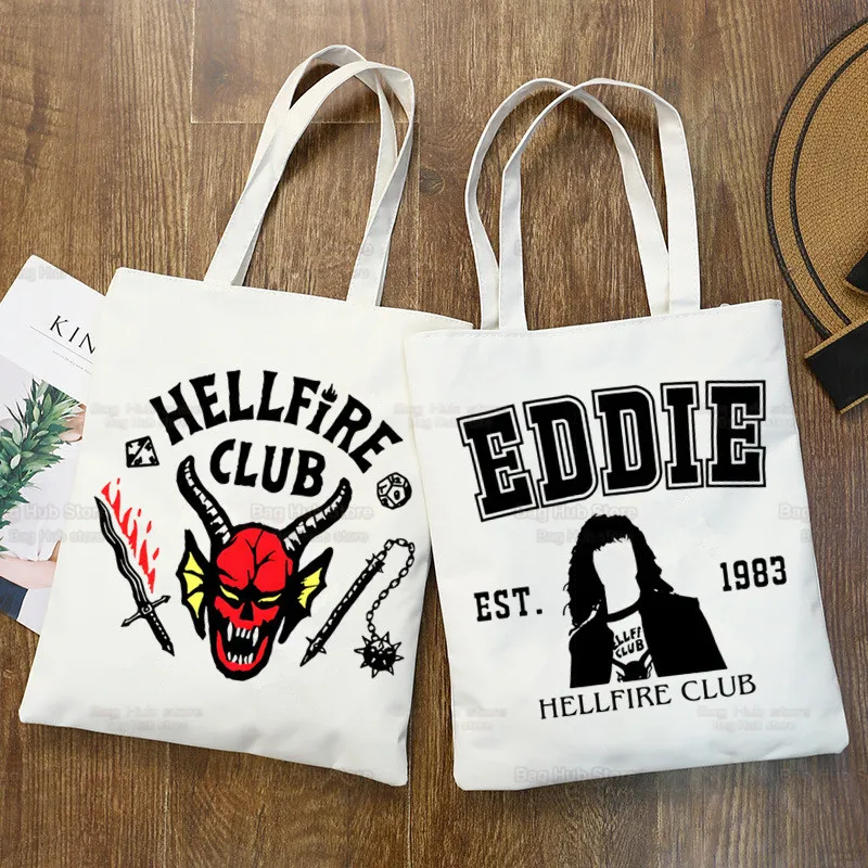 Eddie Munson Shopping Bag Shopper Eco Canvas Shopper Stranger Things Bolsas De Tela Hellfire Club Bag Shoping Reusable Sacolas
Eddie Munson Shopping Bag Shopper Eco Canvas Shopper Stranger Things Bolsas De Tela Hellfire Club Bag Shoping Reusable Sacolas