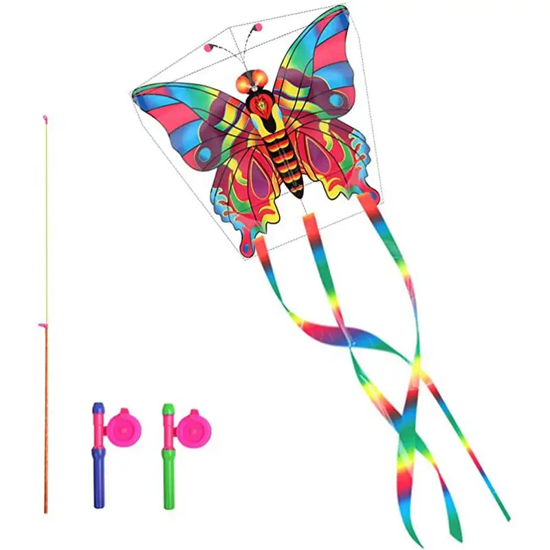Butterfly Huge Kite Easy To Fly Butterfly Kite With Holding Fishing Rod For Kids And Adults For Beach Trip Park Family Outdoor
Butterfly Huge Kite Easy To Fly Butterfly Kite With Holding Fishing Rod For Kids And Adults For Beach Trip Park Family Outdoor