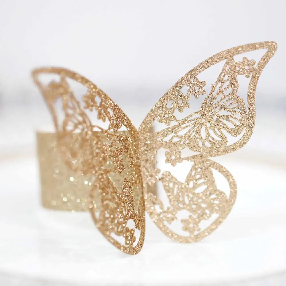 50pcs Butterfly Shape Napkin Rings Hollow Out Napkin Holder For Wedding Party Home Table Decoration Drop Shipping
50pcs Butterfly Shape Napkin Rings Hollow Out Napkin Holder For Wedding Party Home Table Decoration Drop Shipping