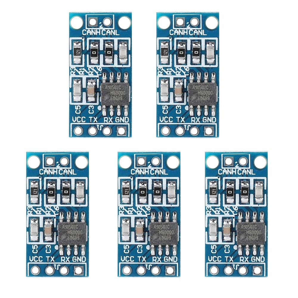 5PCS TJA1050 Controller CAN Bus Module Transceiver Schnittstelle Board for Arduino The Bus Driver Interface Module
5PCS TJA1050 Controller CAN Bus Module Transceiver Schnittstelle Board for Arduino The Bus Driver Interface Module