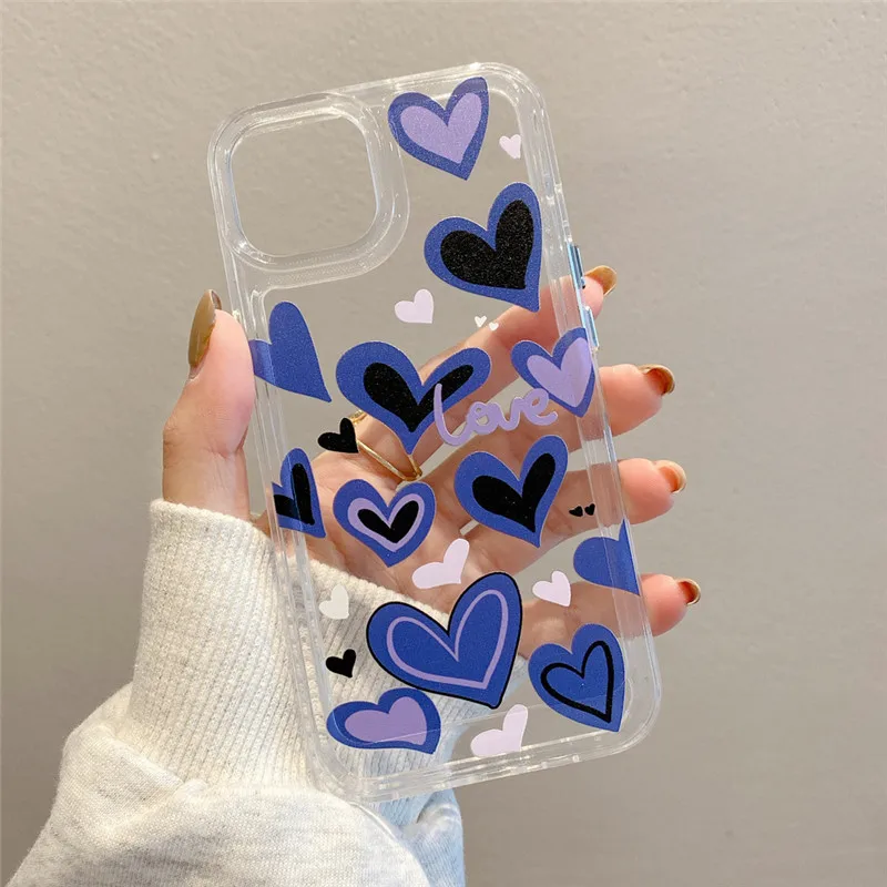Ottwn Phone Case For iPhone 14 11 Pro Max 12 13 Pro Max X XR XS Max Transparent Cartoon Love Heart Soft TPU Mobile Phone Cover
Ottwn Phone Case For iPhone 14 11 Pro Max 12 13 Pro Max X XR XS Max Transparent Cartoon Love Heart Soft TPU Mobile Phone Cover