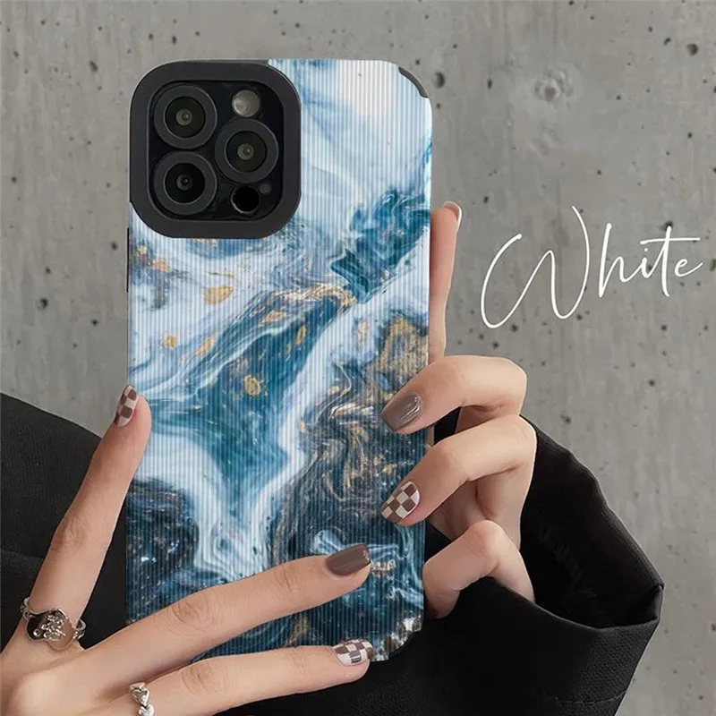 Wave Marble Stripe Phone Case For iPhone 14 Pro Max 11 12 13 Pro 7 8 Plus X XS Max XR Shockproof Soft Silicone Case Back Cover 
Wave Marble Stripe Phone Case For iPhone 14 Pro Max 11 12 13 Pro 7 8 Plus X XS Max XR Shockproof Soft Silicone Case Back Cover