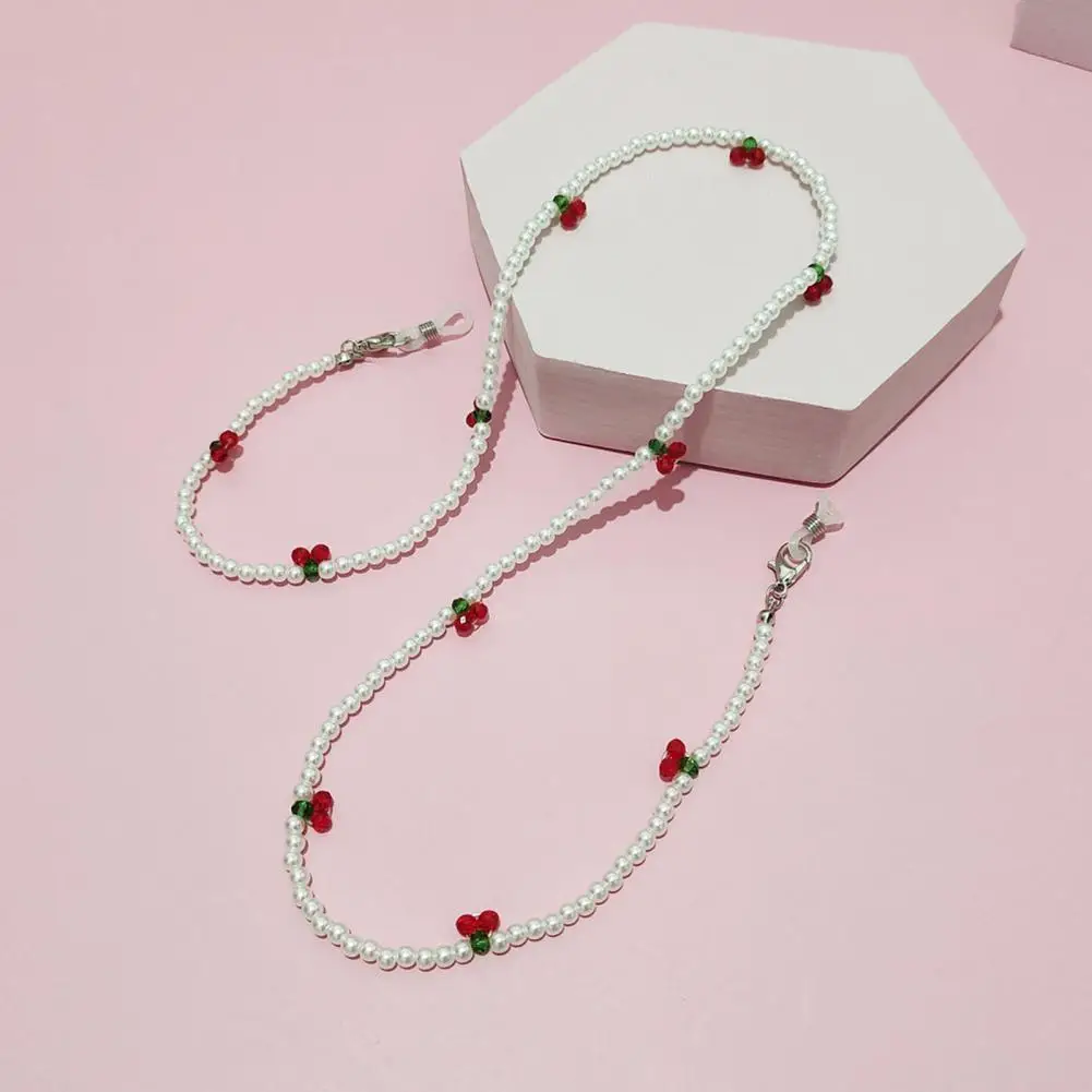 Glasses Strip Useful Cute Portable Imitation Pearl Fasten Sun Glasses Chain Gift Glasses Chain Earphone Lanyard
Glasses Strip Useful Cute Portable Imitation Pearl Fasten Sun Glasses Chain Gift Glasses Chain Earphone Lanyard