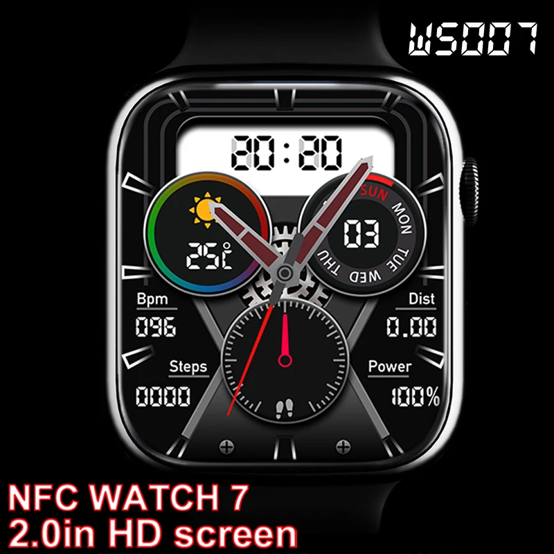 IWO NFC Smart Watch Men 2.0Inch Wireless Charge Smartwatch Women Dial Call Sports Watches Blood Pressure Monitor Fitness Tracker
IWO NFC Smart Watch Men 2.0Inch Wireless Charge Smartwatch Women Dial Call Sports Watches Blood Pressure Monitor Fitness Tracker