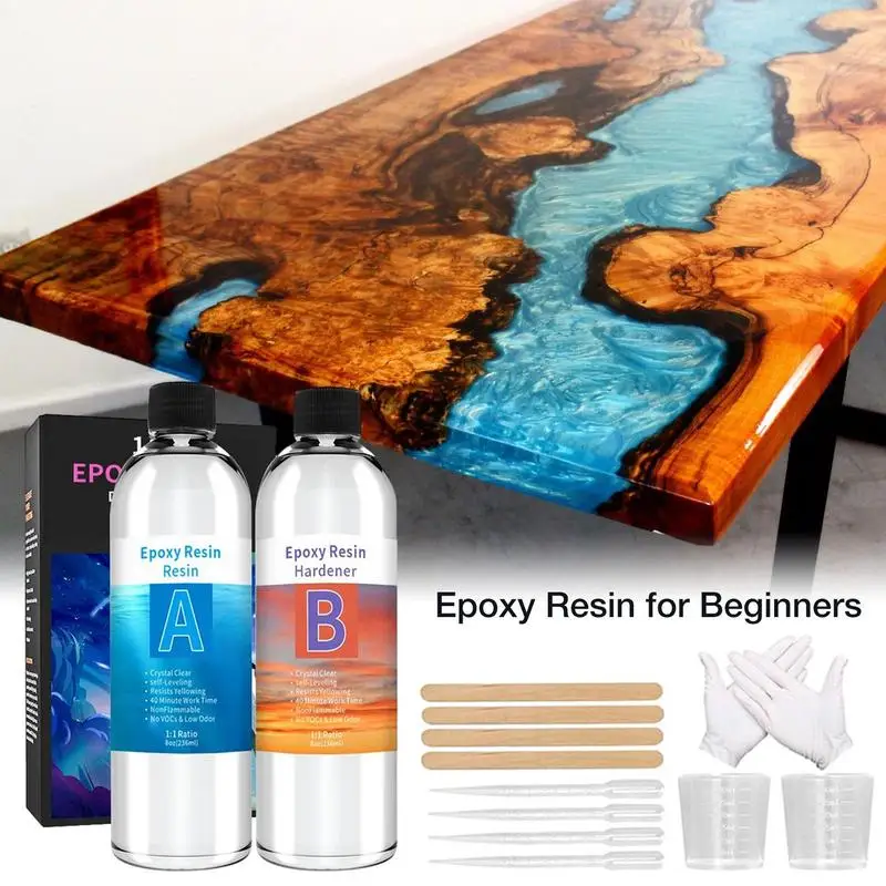 AB Epoxy Resin And Hardener Kit Clear Cast Resin Set Yellowing Resistant Beginners DIY Supplies For Jewelry Art Crafts Casting
AB Epoxy Resin And Hardener Kit Clear Cast Resin Set Yellowing Resistant Beginners DIY Supplies For Jewelry Art Crafts Casting