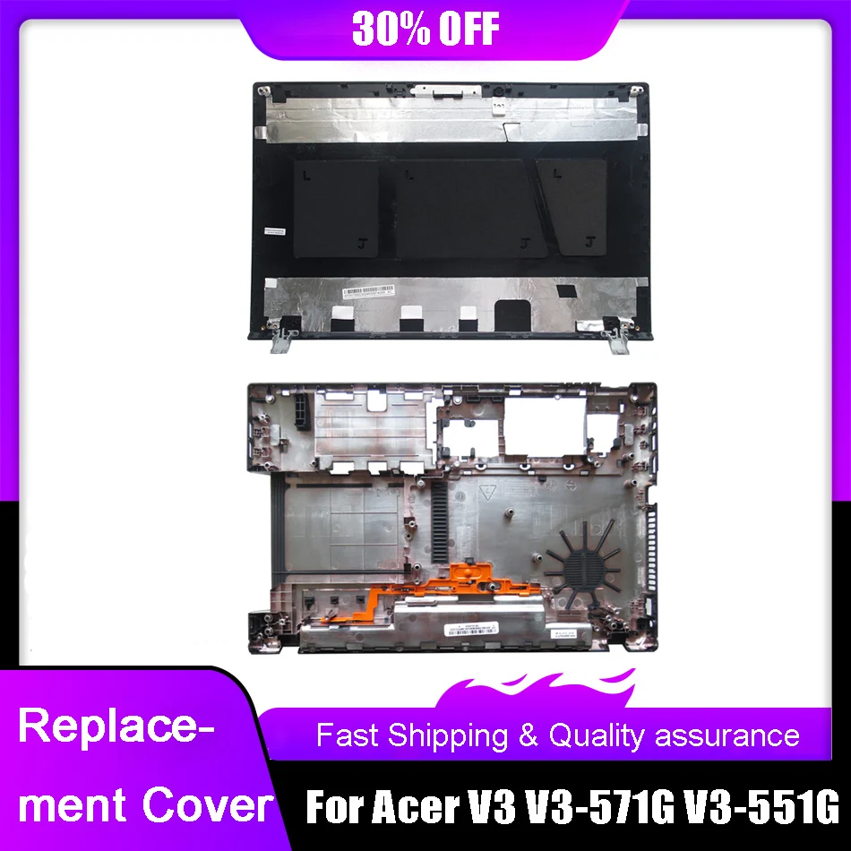 Новая задняя крышка ЖК-дисплея для ноутбука Acer V3 V3-571G V3-551G V3-571 Q5WV1 нижняя часть