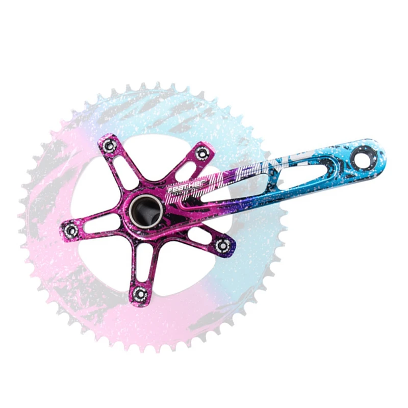 BOLANY Folding Bike Crankset 170Mm 130BCD Bicycle Crank Arm With Bearing Axle Base Bracket Bike Parts
BOLANY Folding Bike Crankset 170Mm 130BCD Bicycle Crank Arm With Bearing Axle Base Bracket Bike Parts