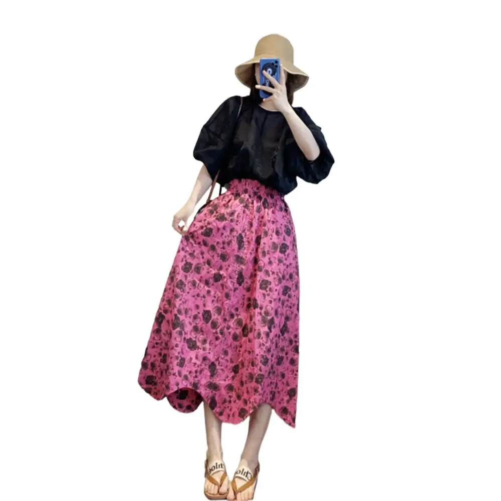 Floral Print A-line Long Skirts New Summer Women Korean High Waist Holiday Maxi Skirts Cotton Boho Elastic Waist Plus Size Skirt
Floral Print A-line Long Skirts New Summer Women Korean High Waist Holiday Maxi Skirts Cotton Boho Elastic Waist Plus Size Skirt