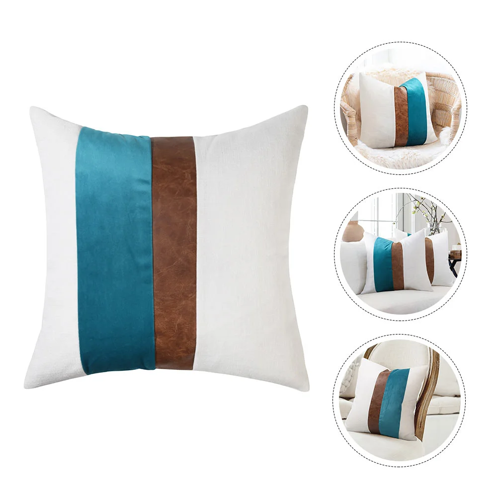 PU Throw Pillow Case: Linen Pillow Cover Throw Cushion Cover Decorative Pillowcase for Sofa Bed Wedding Party 
PU Throw Pillow Case: Linen Pillow Cover Throw Cushion Cover Decorative Pillowcase for Sofa Bed Wedding Party