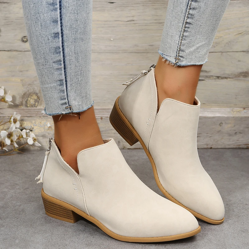 Pointed Toe Short Tube Rear Zipper Women's Boots 2022 New Trend Boots Women's Outdoor Trend Retro Fashion Boots Women
Pointed Toe Short Tube Rear Zipper Women's Boots 2022 New Trend Boots Women's Outdoor Trend Retro Fashion Boots Women