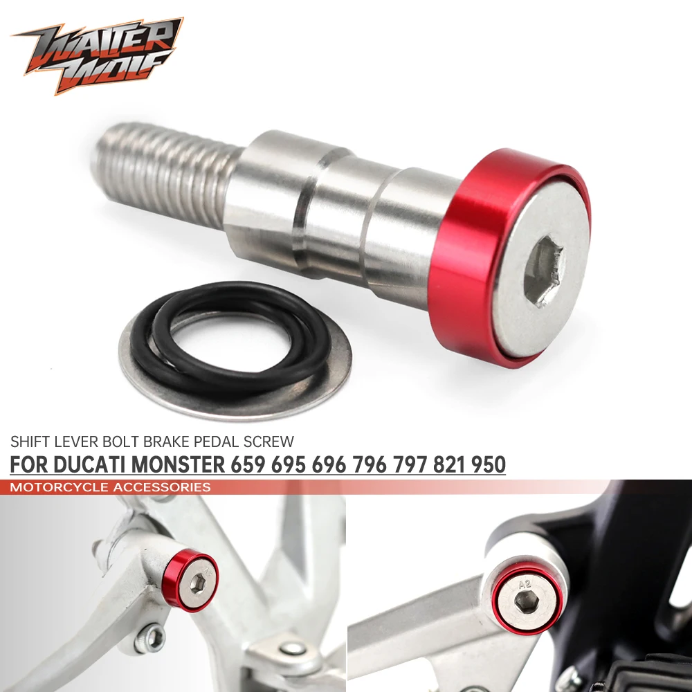 Gear Shift Lever Bolt Rear Brake Pedal Screw For DUCATI MONSTER 659 695 696 796 797 821 937 950 1100 1200 Motorcycle Accessories
Gear Shift Lever Bolt Rear Brake Pedal Screw For DUCATI MONSTER 659 695 696 796 797 821 937 950 1100 1200 Motorcycle Accessories